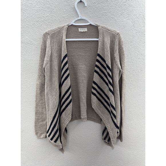 Ian & Grey Sweaters - Womens Ian & Grey Sweater Size Small Brown Long Sleeve Open Front Cardigan